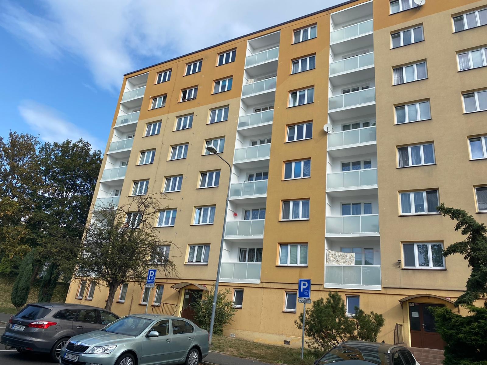 Revitalizace lodžií panelového domu v Kadani